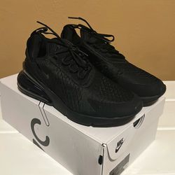Nike Air Max 270 Triple Black (Women’s 9) – Brand New