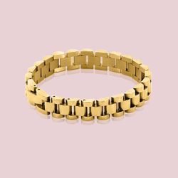 Oma Gold Stainless Braclet