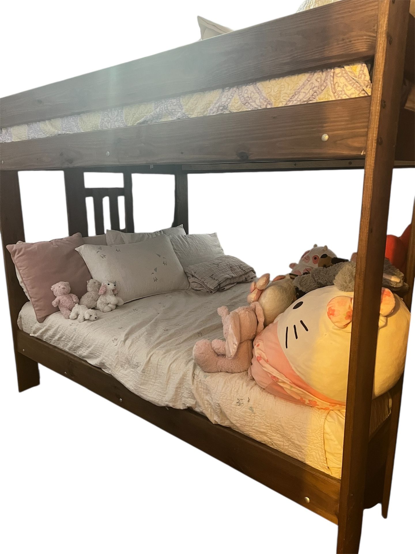 Full/Full Real Wood Bunk Bed