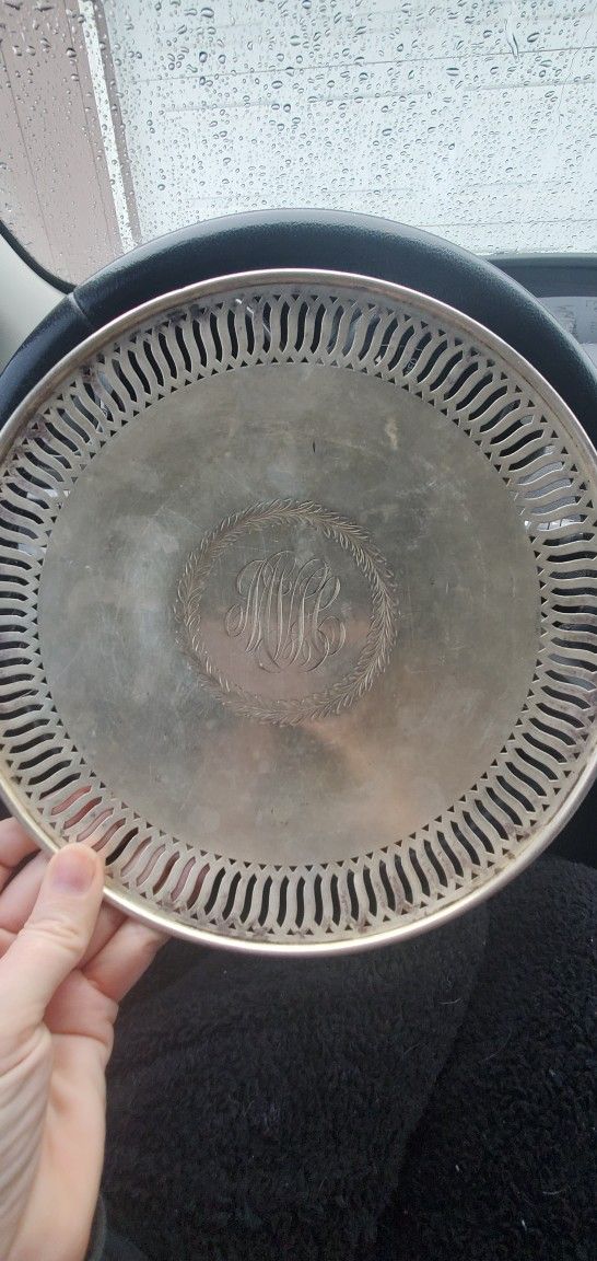Sterling Silver Alvin Brand Plate