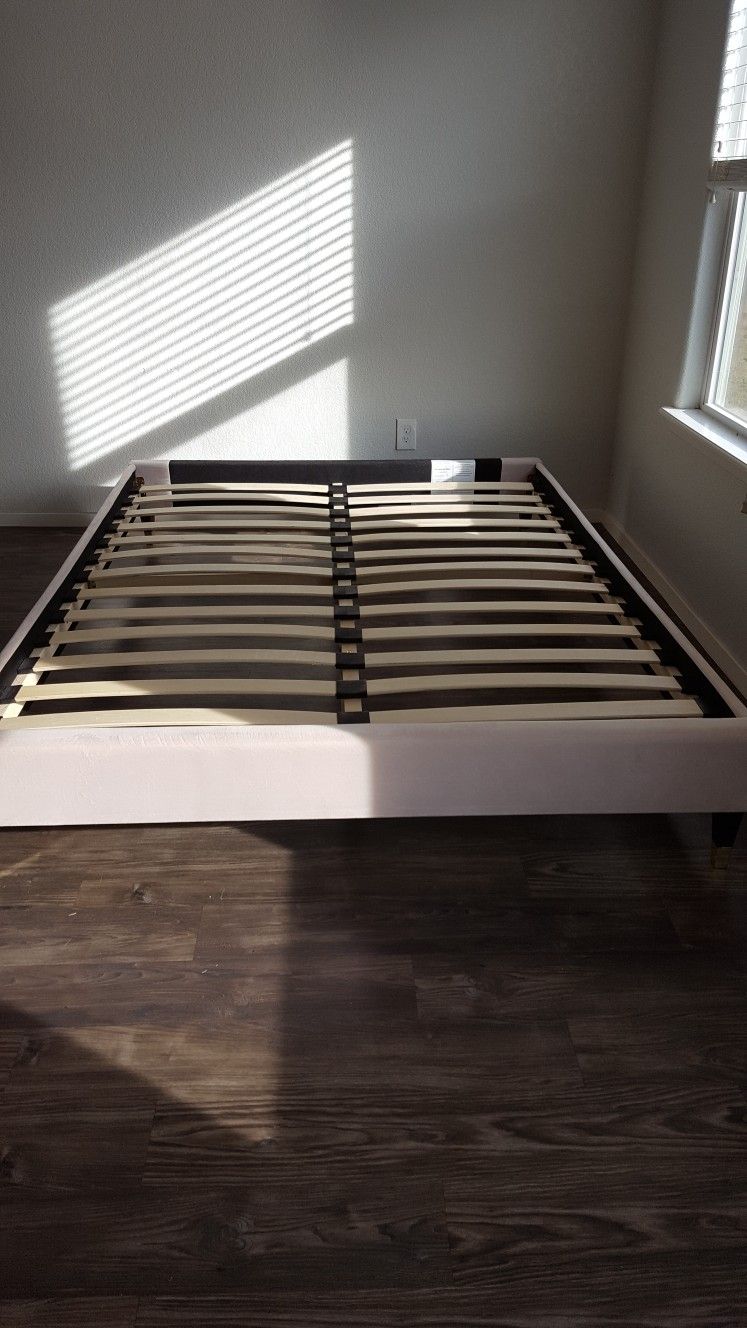 Pink Velvet Bedframe