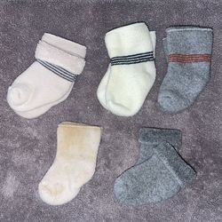 5 Pack Baby Socks 