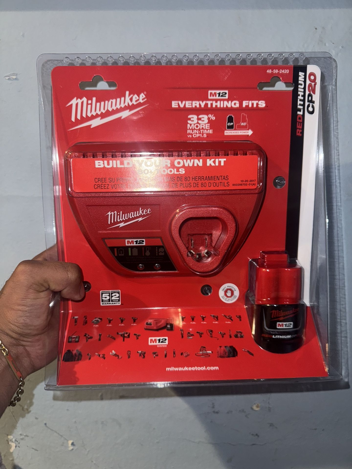 Milwaukee Battery & Charger 