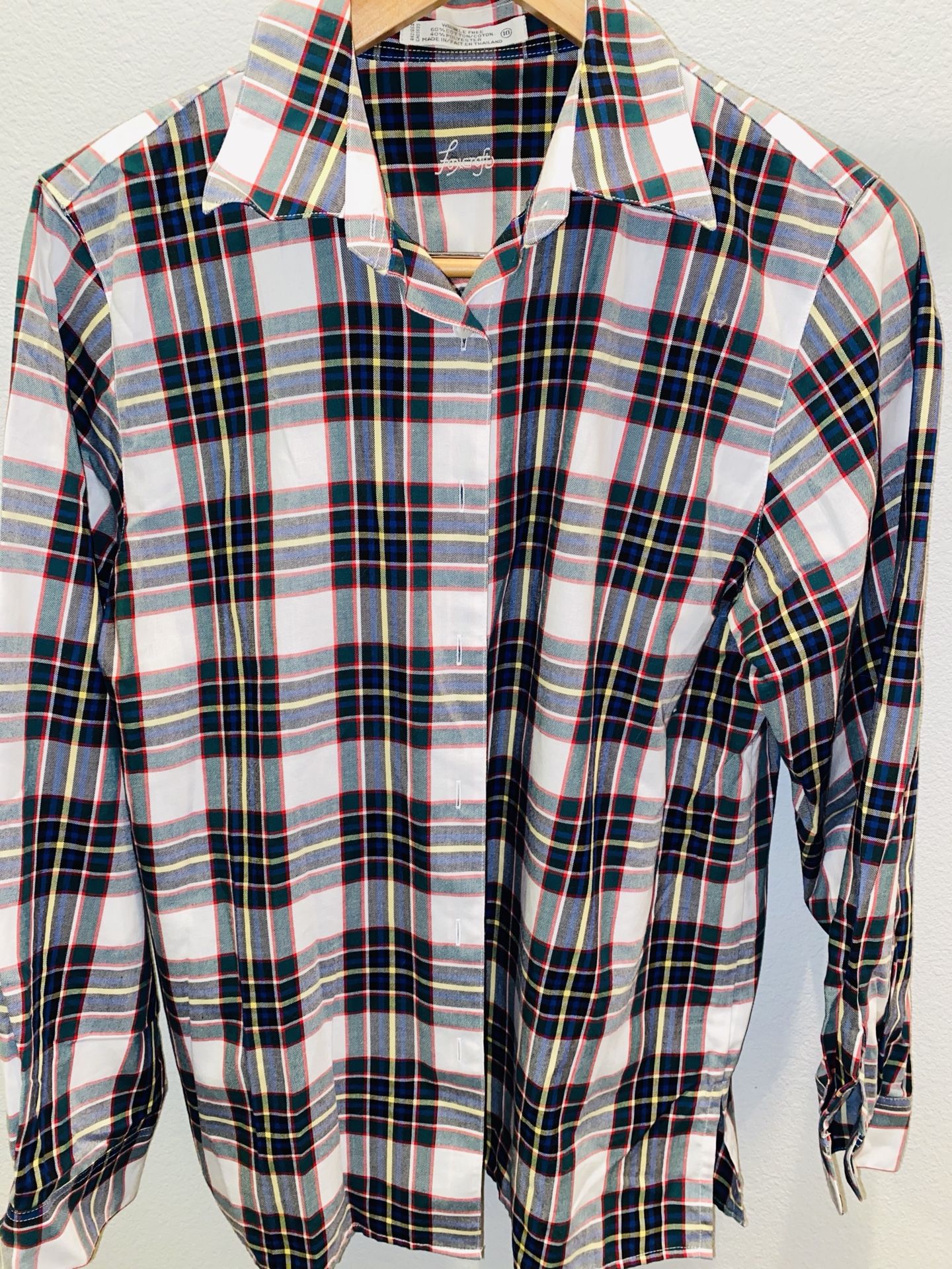 Foxcroft shirt size 10