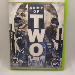Army of Two Xbox 360 Complete CIB / Disc Good / Untested