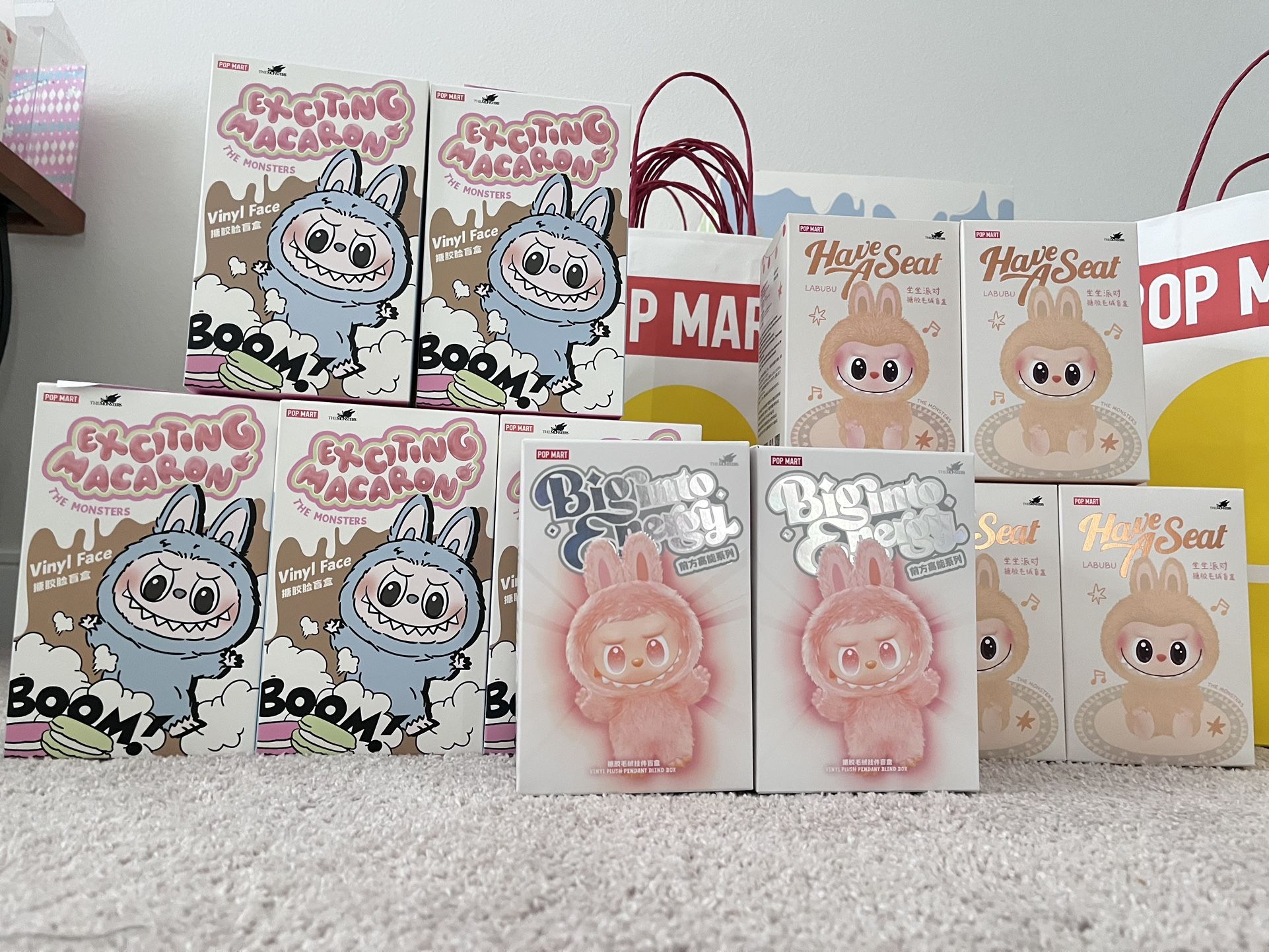 LABUBU- Version 1,2,3- Unopened Box