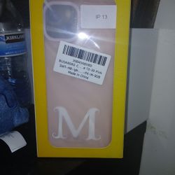 Unused Phone Case with Letter “M” — Fits IPhone 13 — $8