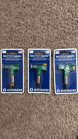 Graco fine finish tips $20each