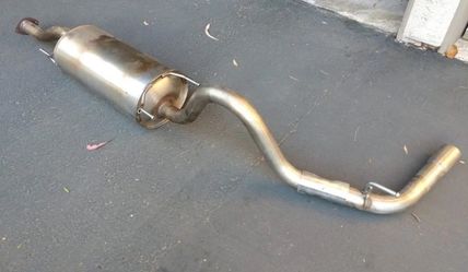 2022 Toyota Tacoma TRD Off Road OEM Exhaust with Black Chrome Tip 2017 2018 2019 2020 2021