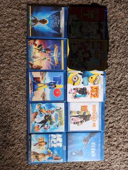 Disney blu rays & dvd