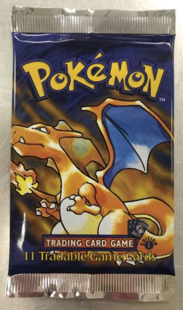 1st Edition Shadowless Pokemon Card Base Set Booster Pack