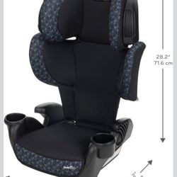 	•	🔄 360° rotating seat (no twisting, easy in & out) 	•	👶 3-in-1: rear-facing → forward-facing → high-back booster (4–100 lb)