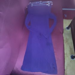 NWOT Purple Off Shoulder Dress