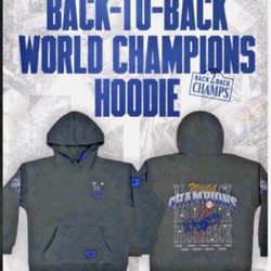 Dodgers Back To Back World Championship Hoodie