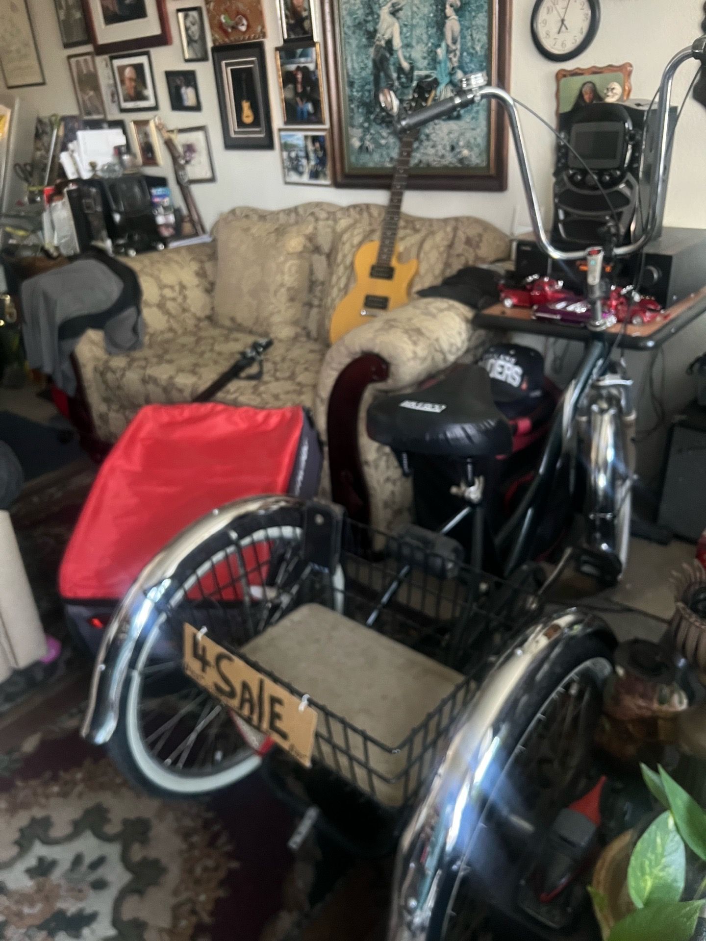 7-Speed BaySide Trike with Schwinn Trailer $400