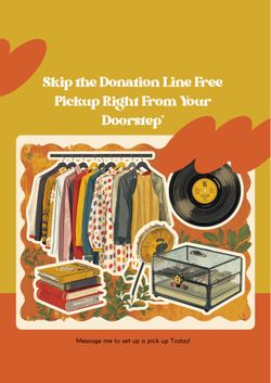 Clearing Clutter? Free Porch Pickup For Clothes, Books, Decor & More!
