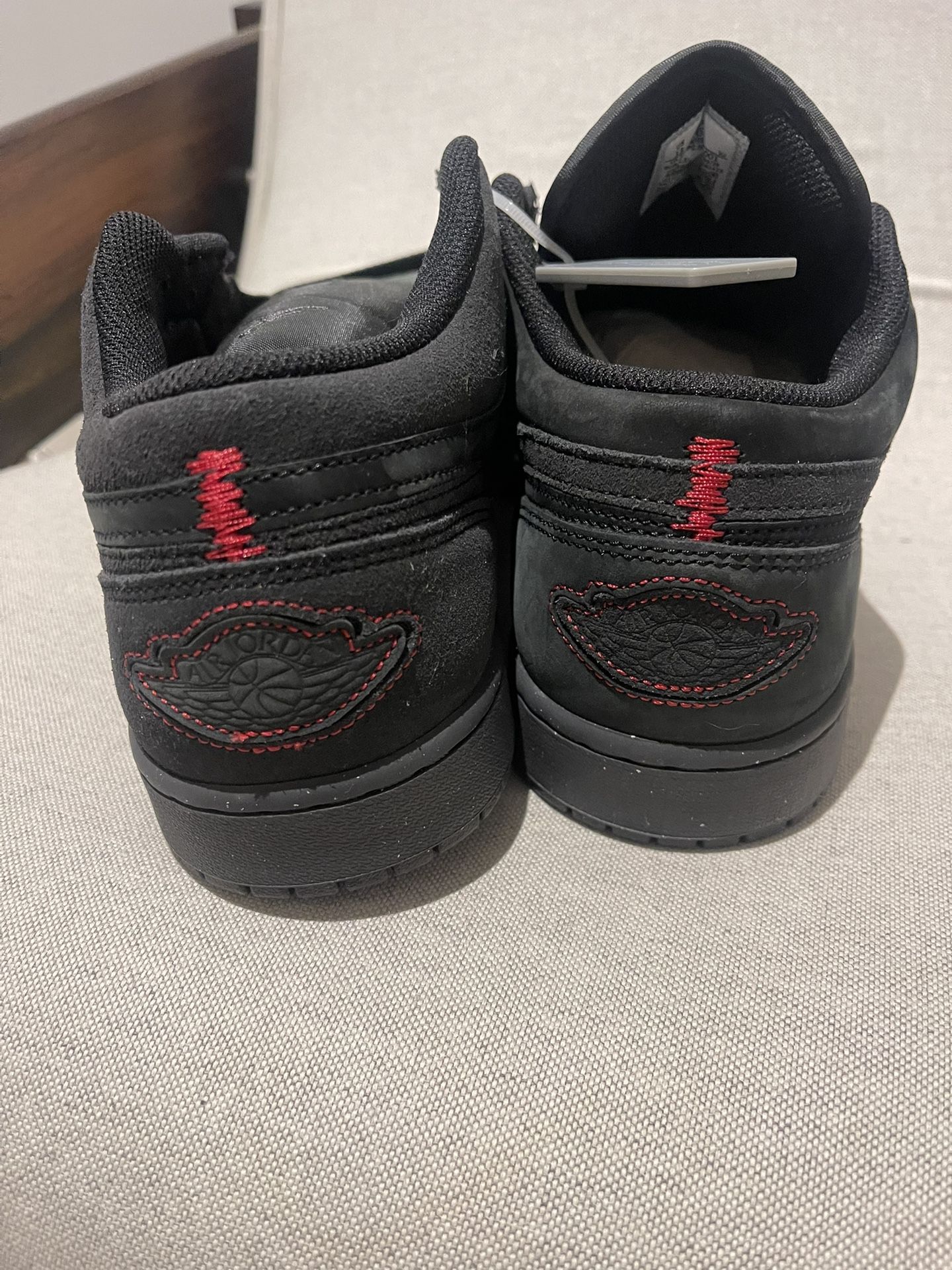 Size 13  Air Jordan 1 SE Craft Low Dark Smoke Red