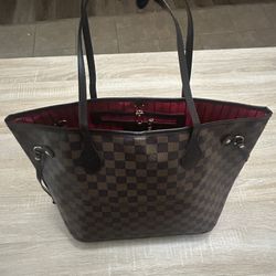 Louis Vuitton Neverfull In Damier Ebene