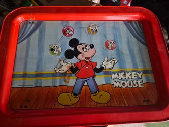 Vintage Mickey Mouse Metal TV Tray