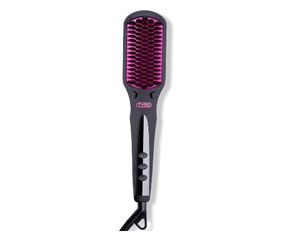 TYMO One-Step Hair Straightening Brush with Negative Ions, Ceramic Heating, 16 Temperature Settings, LCD Display, and Anti-Scald Safety Design for All