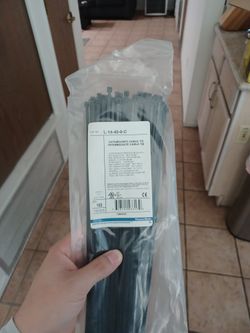14" Commercial Grade ZIP Ties (Black)