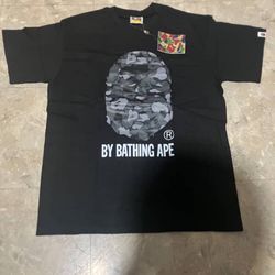 Bape Black T Short Camo