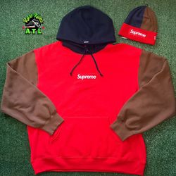 Supreme Box Logo Multi Color Hoodie Sizes Medium, Large & XXL