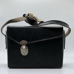 Vintage Kodak instamatic movie camera case leather