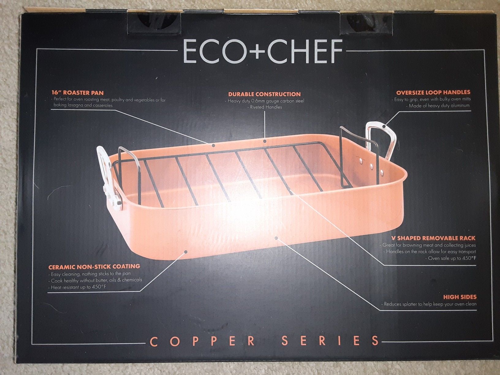 Eco+Chef 16" Roaster Pan