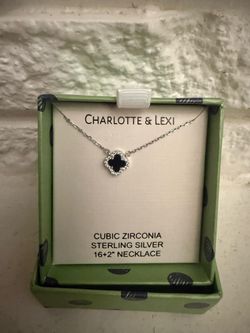 Charlotte & Lexi Sterling Silver Clover Necklace