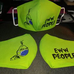 Grinch Face Mask