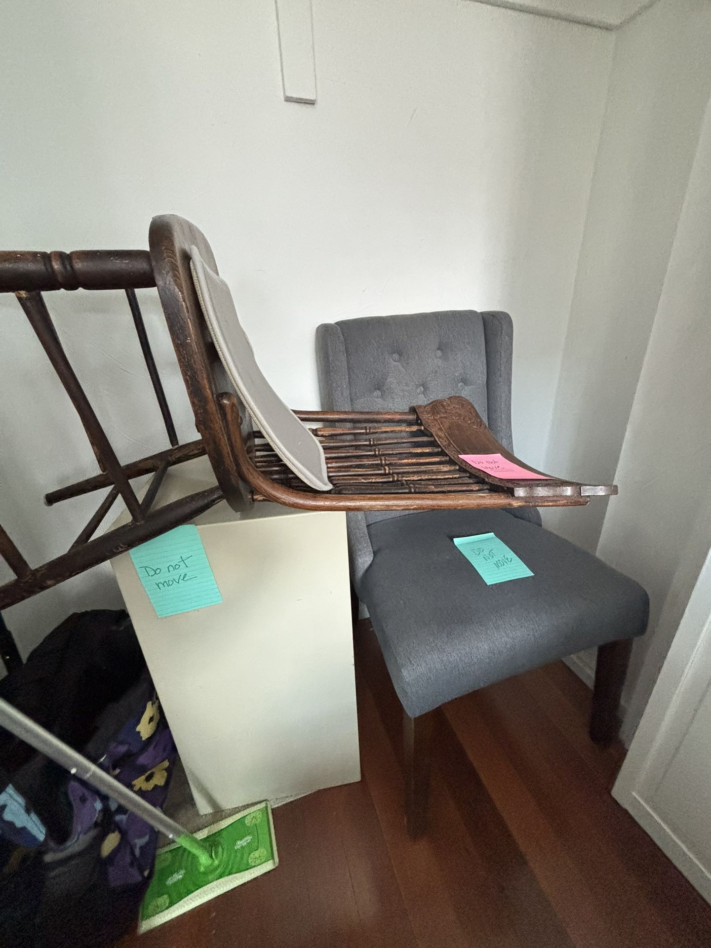 Two Chairs, File Cabinet
