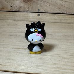 Sanrio Characters Mini Hello Kitty In Badtz-Maru Costume Suit 2" Figure Rare