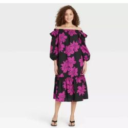 NWT 🖤🌺🖤 Who What Wear Dress