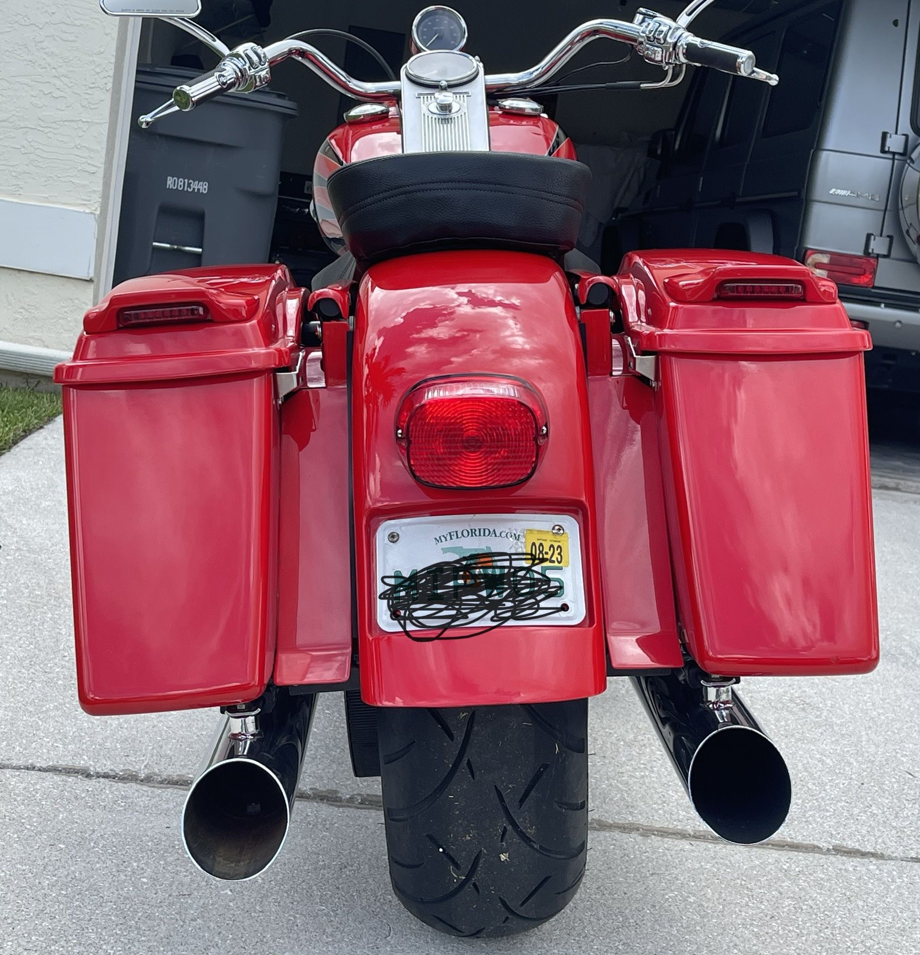 2005 road king exhaust