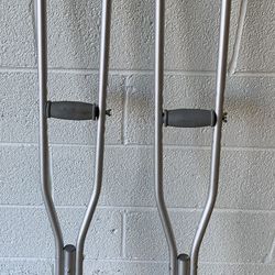 Aluminum Crutches Adjustable For Adults And Teens  Walking Stick