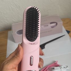 Portable Hair Straightening Brush