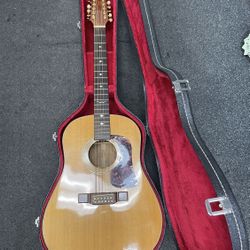1988 Washburn 12-String Vintage Acoustic Guitar