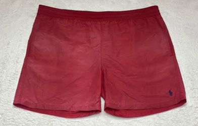 Polo Ralph Lauren Men’s Red Swim Shorts Size XL Regular Fit Vintage