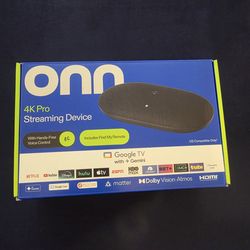 NEW ONN 4K PRO STREAMING DEVICE
