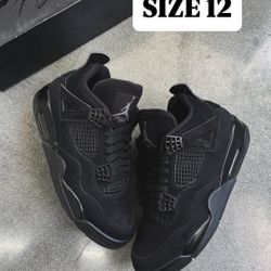 Air Jordan 4 ‘Black cat’ Sz 12 And 9.5
