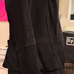 Jacket Suede Peplum New