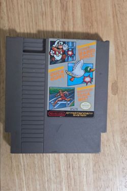 Super Mario Bros Duck Hunt Nintendo NES Video Game Tested Working
