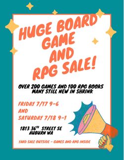 Huge Game and RPG sale