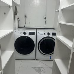 GE Smart Front Load Washer & Dryer 