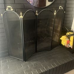 Foldable Fire Place Screen