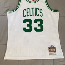 Swingman Larry Bird Jersey Boston Celtics Home 1985-86