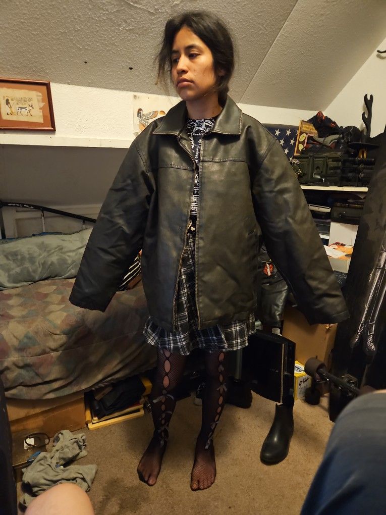 Leather jacket