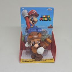 Tanooki Mario Collectible Figure Super Mario Jakks 2023
