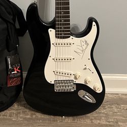 Fender Squire Stratocaster Electric Guitar (2007) - Autographed (by Music Artist, NeYo)